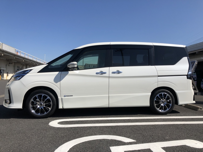 セレナe-POWERにレオニスホイールセット！！｜タイヤ市場足利店